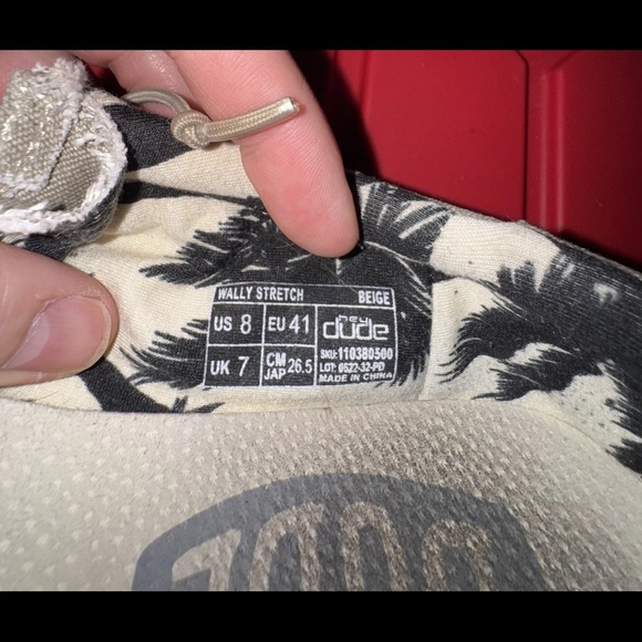 Size 8, Hey Dude Wally Stretch Beige Slip-On - Picture 9 of 10